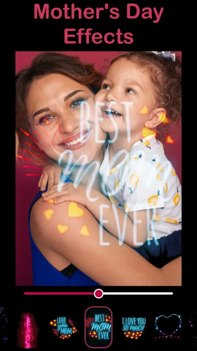 Tangkapan layar Mother's Day Photo Frames Edit