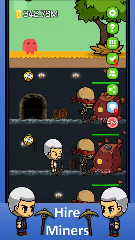 Zrzuty ekranu To Idle Or Not: Miner Hero