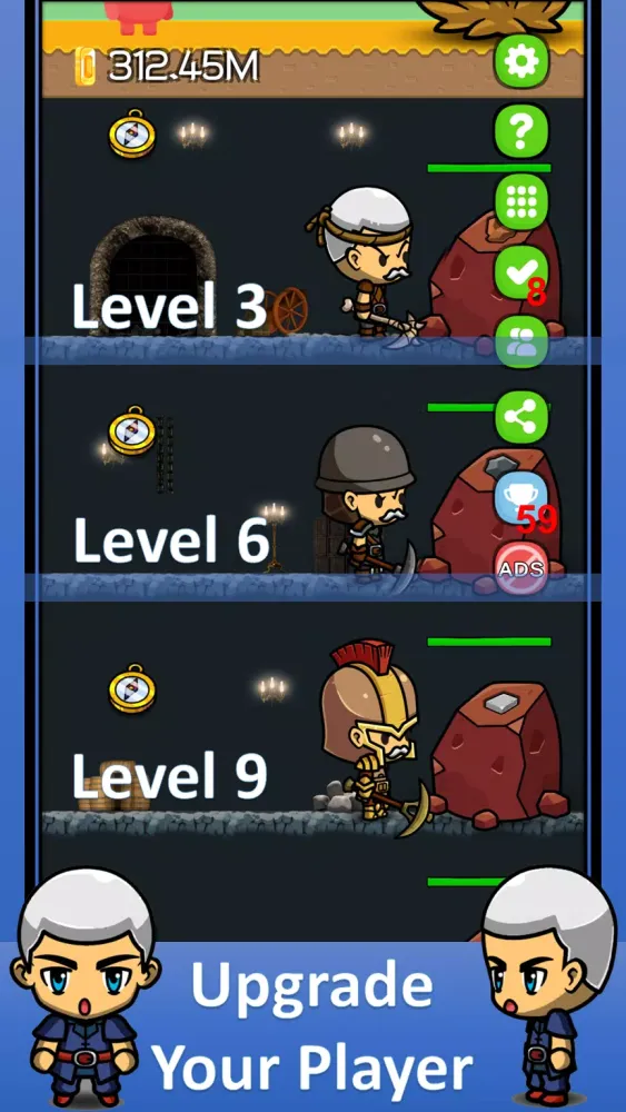 Zrzuty ekranu To Idle Or Not: Miner Hero
