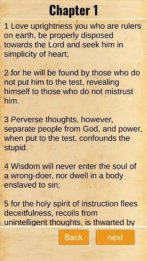 Book of Wisdom स्क्रीनशॉट
