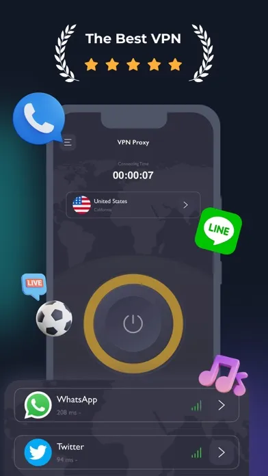 Ảnh chụp màn hình của VPN Proxy - Private Browser