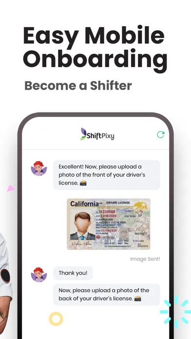 Tangkapan skrin ShiftPixy: Jobs & Gig Work App