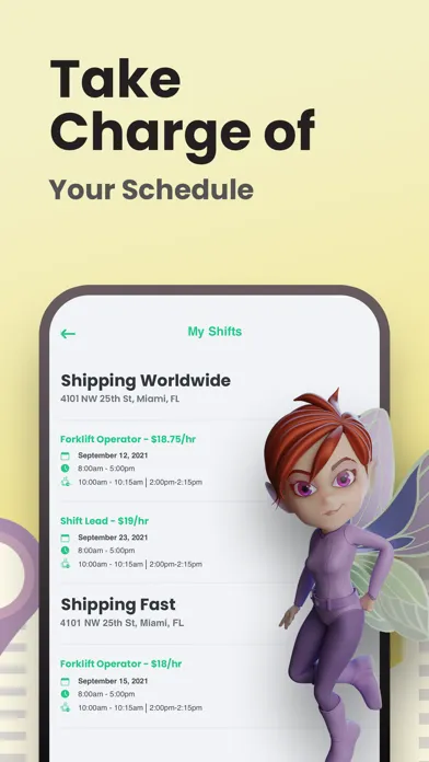 Tangkapan skrin ShiftPixy: Jobs & Gig Work App