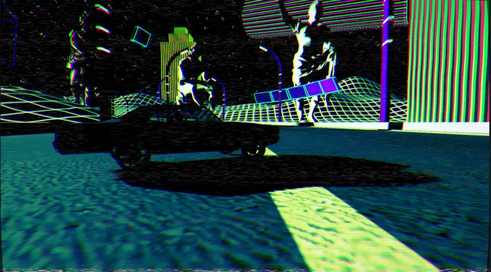 Tangkapan layar Retro Racer: Synthwave