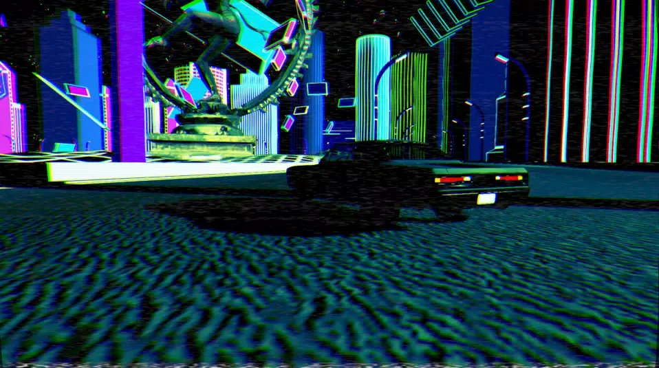Tangkapan layar Retro Racer: Synthwave