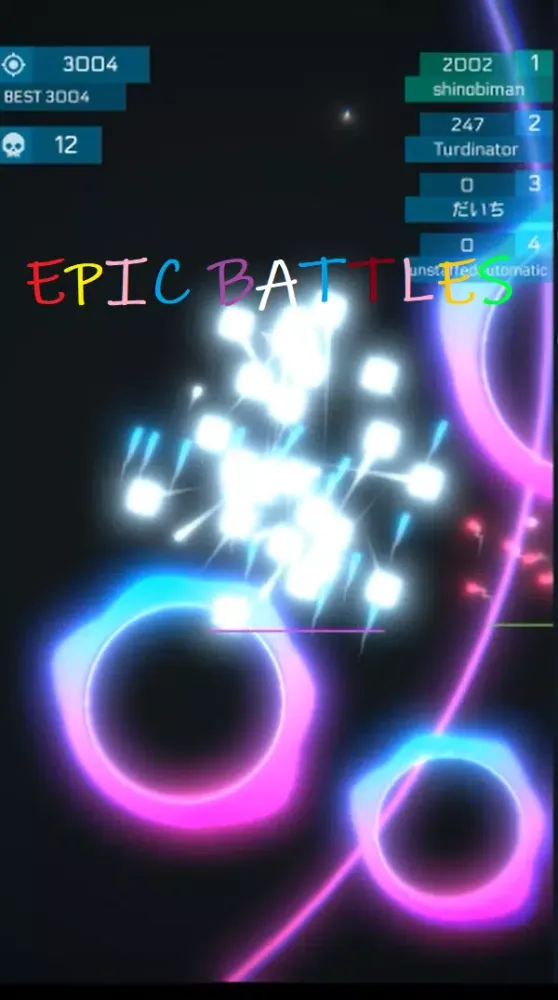 Captures d'écran de Particle Battle