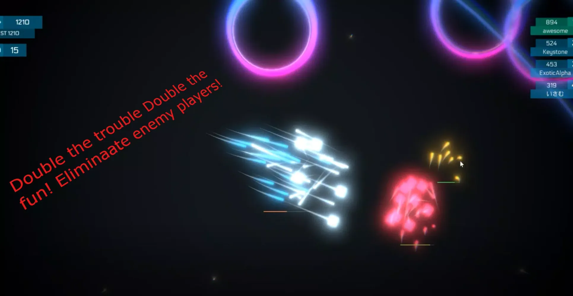 Captures d'écran de Particle Battle