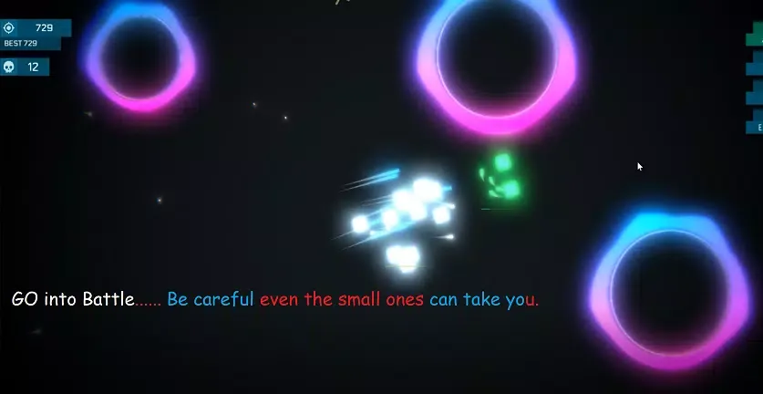 Captures d'écran de Particle Battle