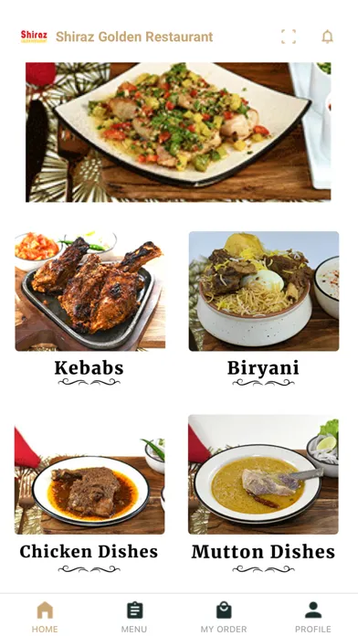Shiraz - Golden Restaurant স্ক্রিনশট
