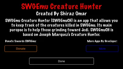 SWGEmu Creature Hunter Screenshots