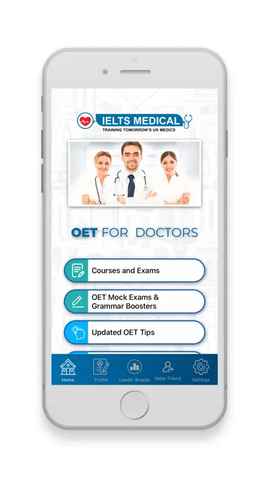 Capturas de tela do OET Medicine App for Doctors
