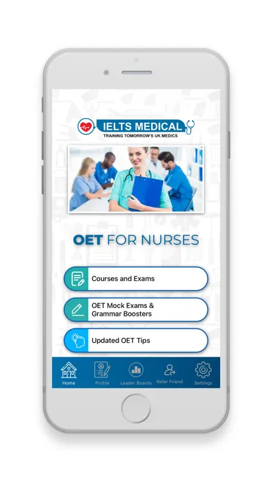 Tangkapan skrin OET Nursing App For Nurses