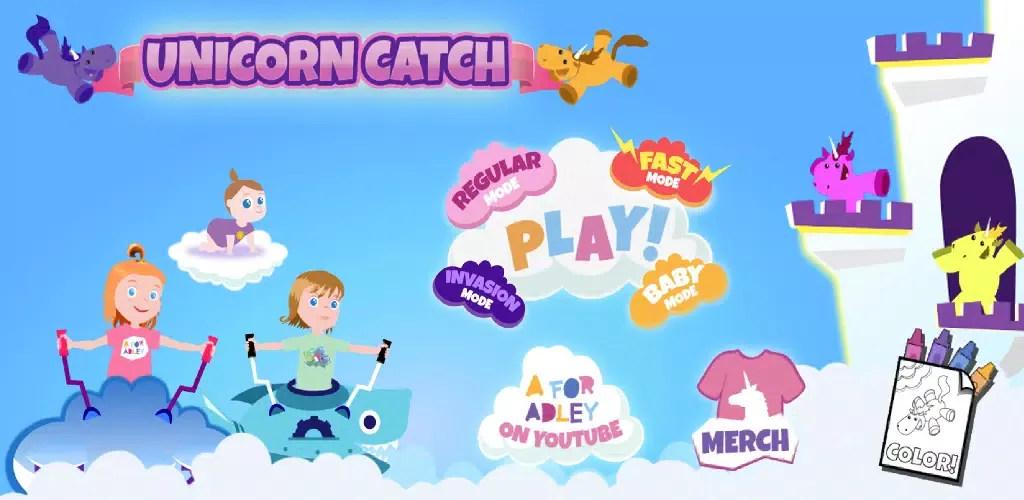 Capturas de tela do Unicorn Catch