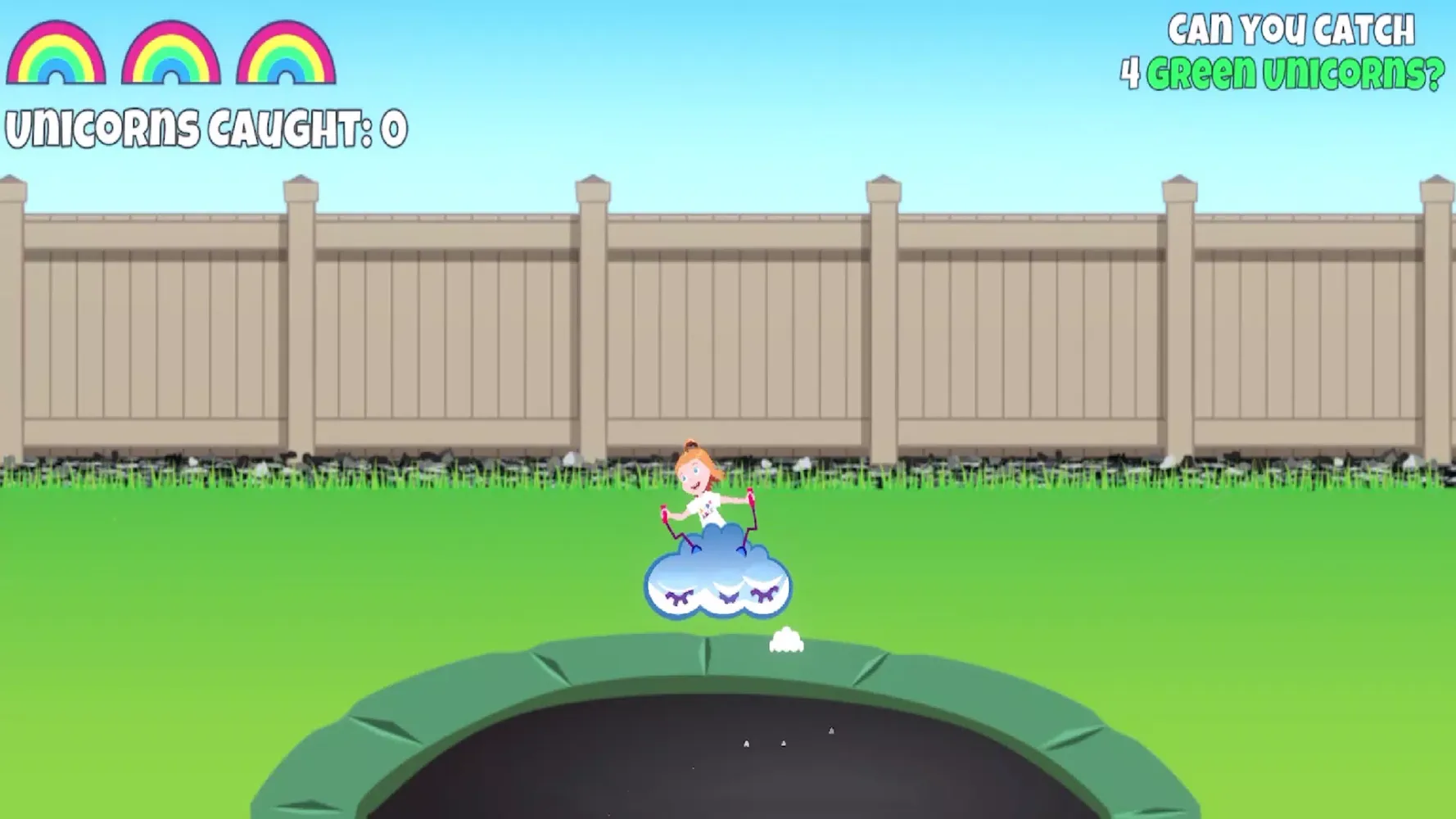 Capturas de tela do Unicorn Catch