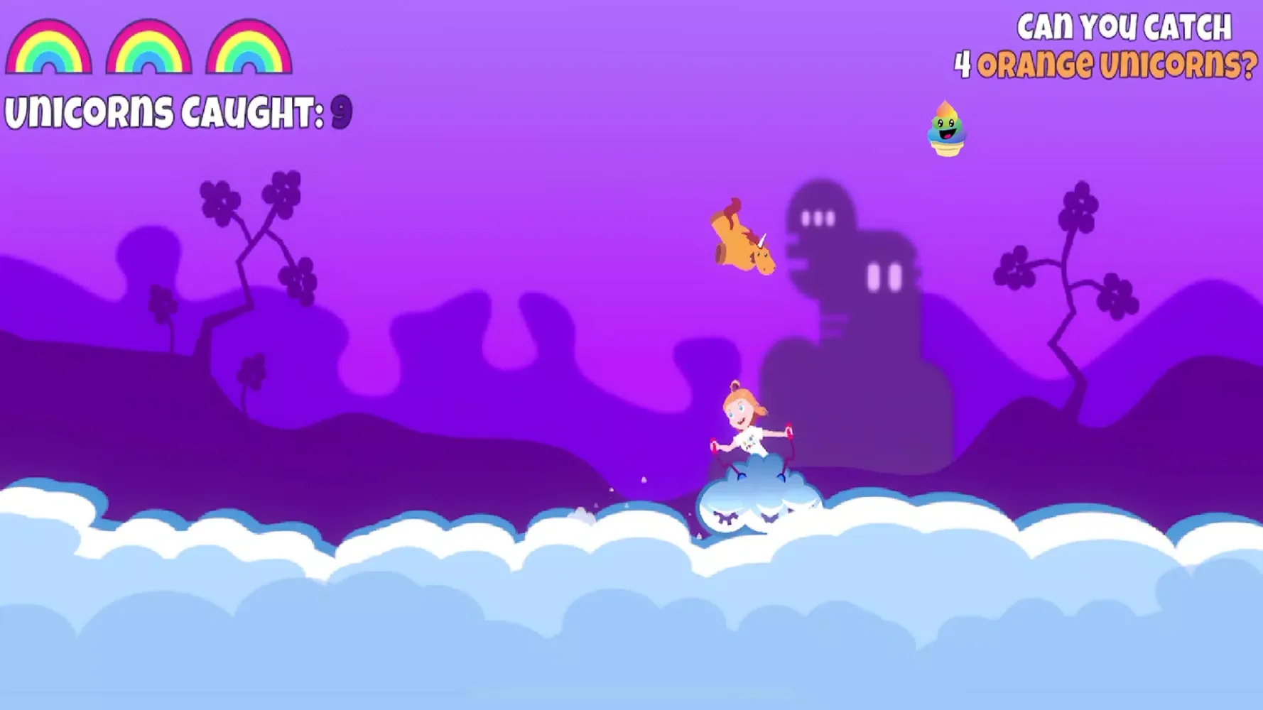 Capturas de tela do Unicorn Catch