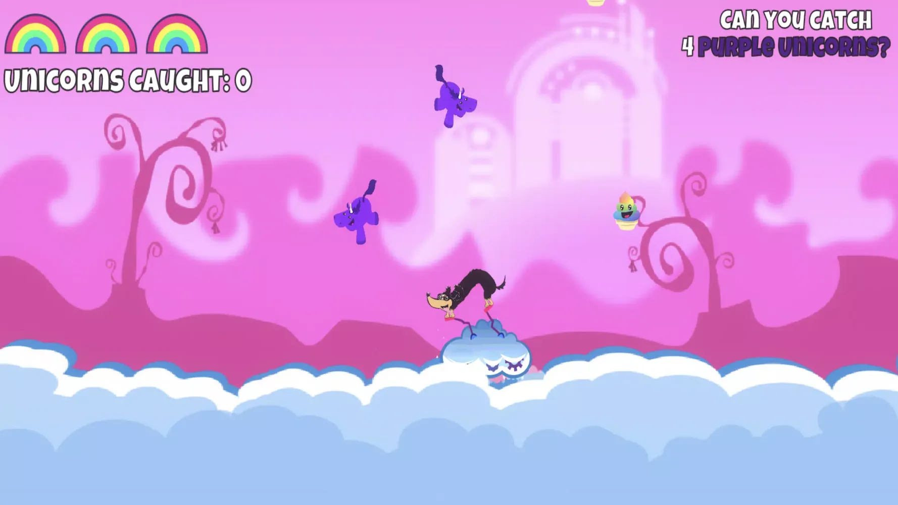Capturas de tela do Unicorn Catch