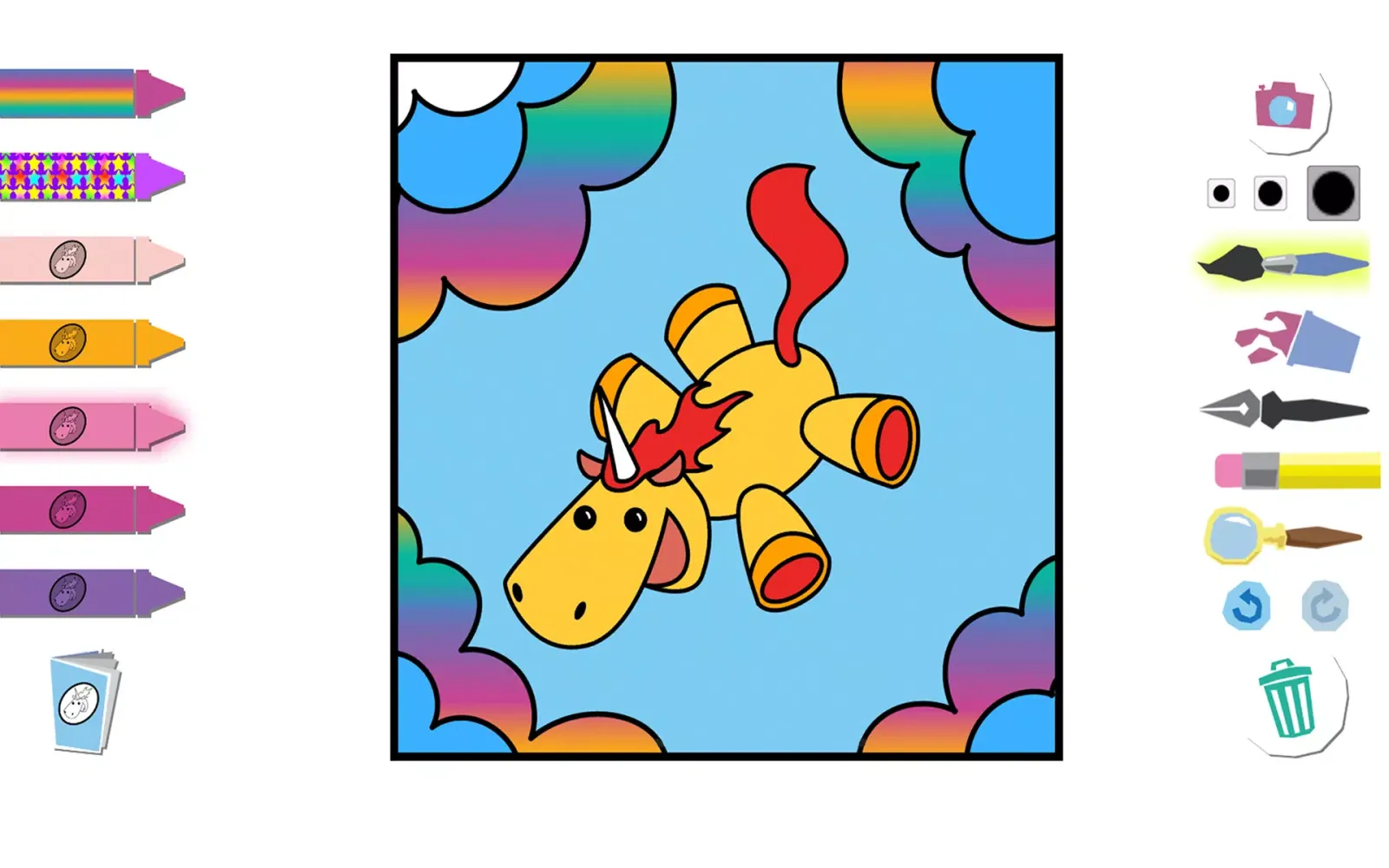 Capturas de tela do Unicorn Catch