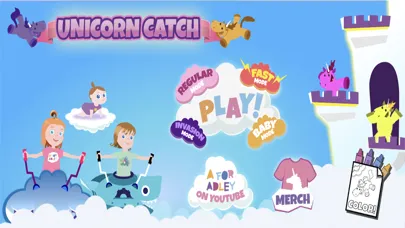 ภาพหน้าจอของ Unicorn Catch