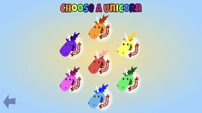 ภาพหน้าจอของ Unicorn Catch