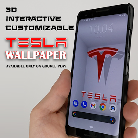 Interactive Tesla Wallpaper Screenshots