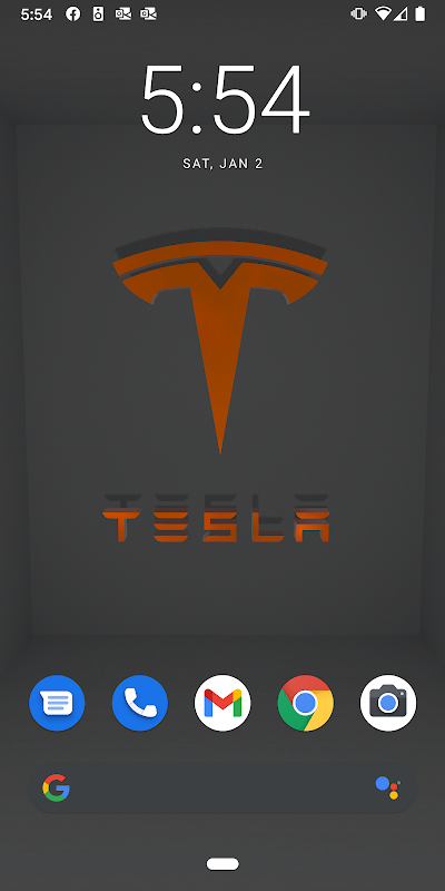 Interactive Tesla Wallpaper Screenshots