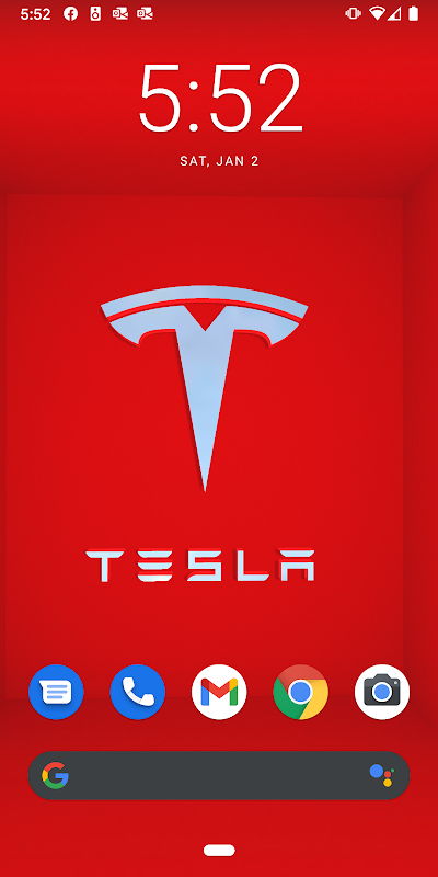 Interactive Tesla Wallpaper Screenshots
