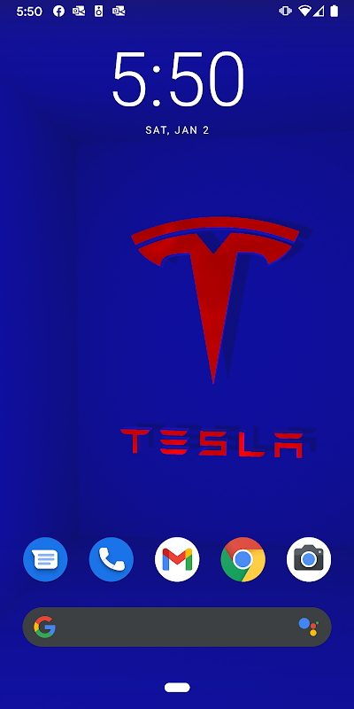 Interactive Tesla Wallpaper Screenshots