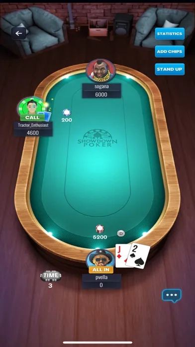 Showdown Poker Ekran Görüntüleri