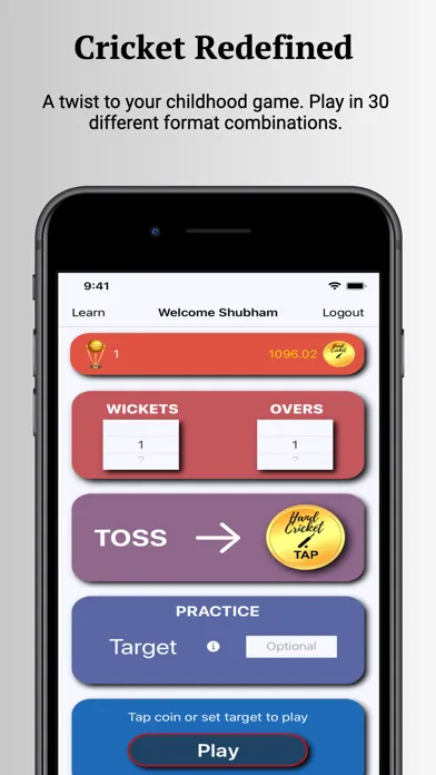 Zrzuty ekranu Hand Cricket: Cricket at Home