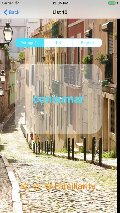 Ảnh chụp màn hình của Advanced Portuguese Vocabulary