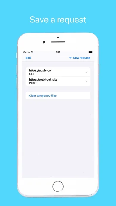 Captures d'écran de SimpleHTTP: Make HTTP requests