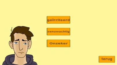 Screenshot di HappyApp Weerbaarheid