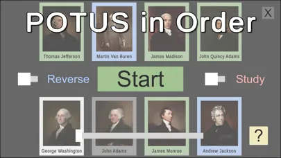 Capturas de tela do POTUS in Order
