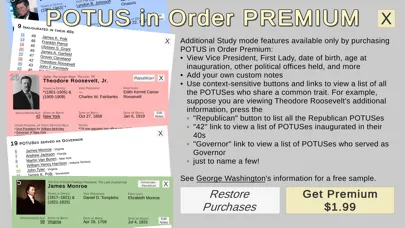 Capturas de tela do POTUS in Order