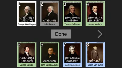 Capturas de tela do POTUS in Order