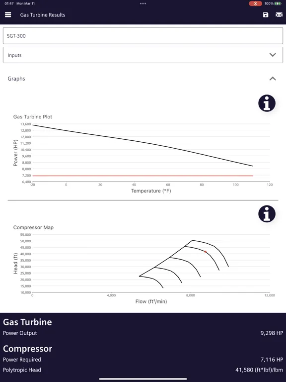 Rotating Equipment Selector iPad  스크린샷