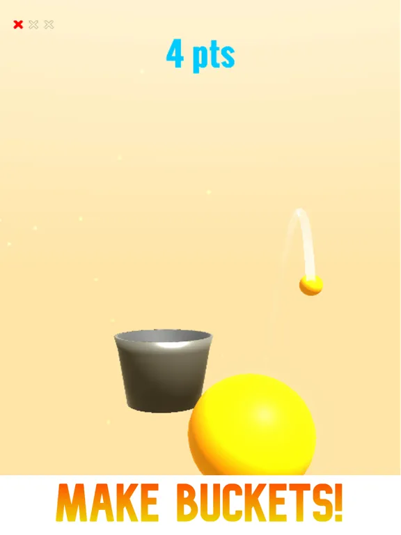 Captures d'écran de Classy Buckets: Swipe To Toss! iPad 