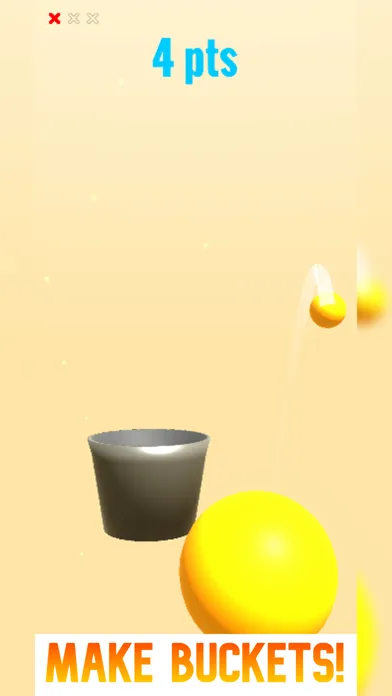 Captures d'écran de Classy Buckets: Swipe To Toss!