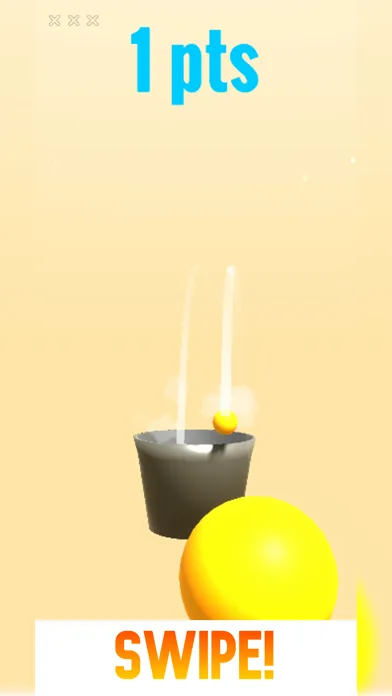 Captures d'écran de Classy Buckets: Swipe To Toss!