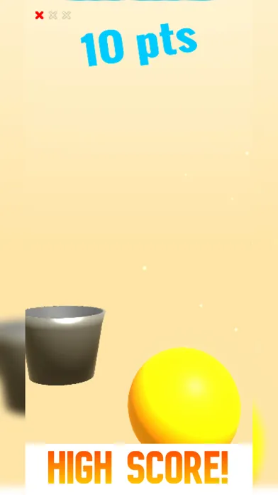 Captures d'écran de Classy Buckets: Swipe To Toss!