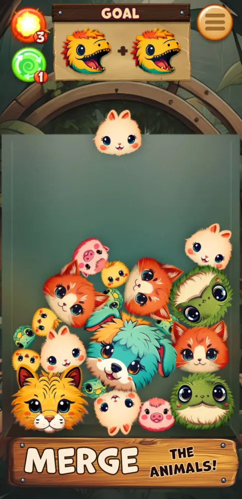 ภาพหน้าจอของ Animal Suika - Drop & Merge