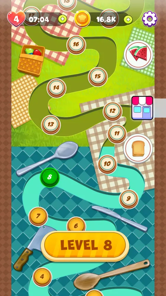 Zrzuty ekranu Kitchen Match