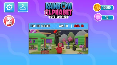 Zrzuty ekranu Rainbow Alphabet Guys Survivor