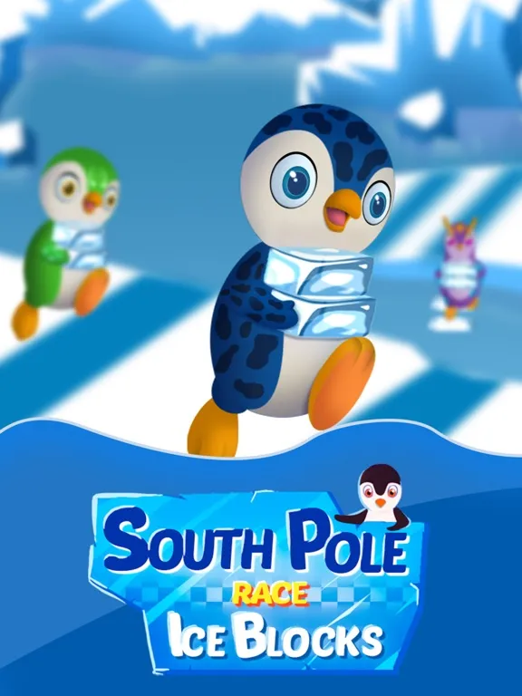 Capturas de pantalla de South Pole Race Ice Blocks iPad 