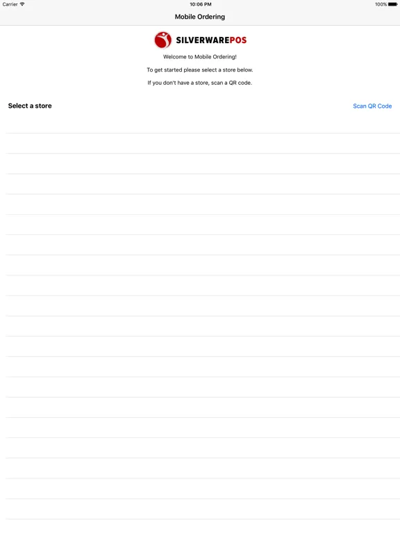 Capturas de pantalla de SilverWare Mobile Ordering iPad 