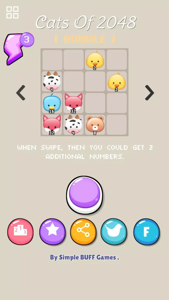 Tangkapan skrin Cats Of 2048