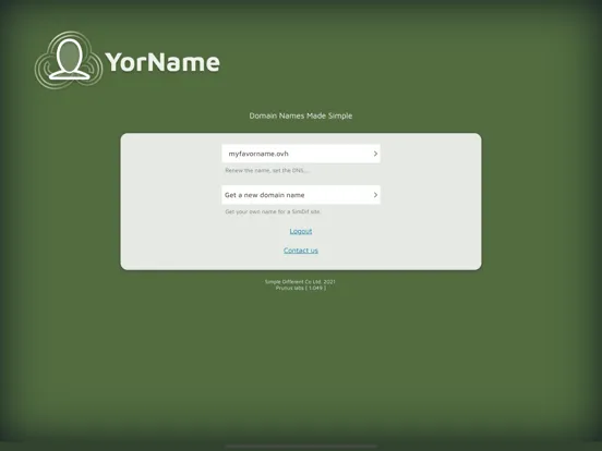 Zrzuty ekranu YorName: Register Domain Name iPad 