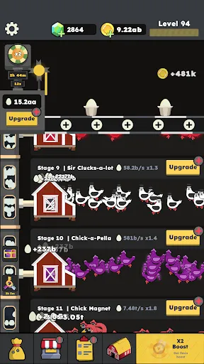 Tangkapan layar Idle Chicken Tycoon - Idle Sim
