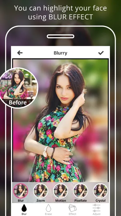 Blurry: Blur Photo Effects سکرین شاٹس
