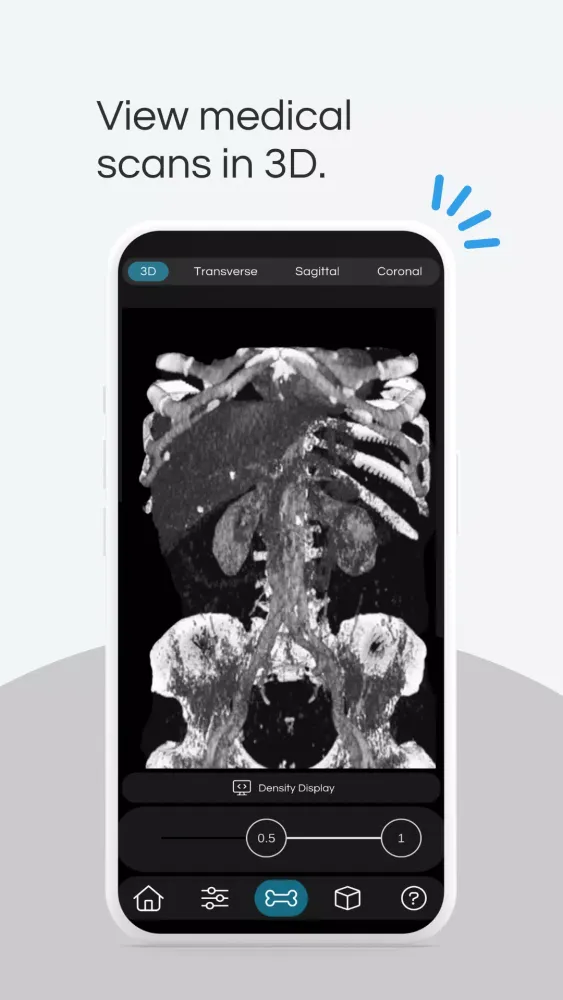 Ảnh chụp màn hình của 3Dicom Mobile